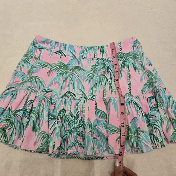 Lilly Pulitzer Luxletic Skort Size Small Palm Trees Taye Blossom Suite Views - Picture 4 of 5